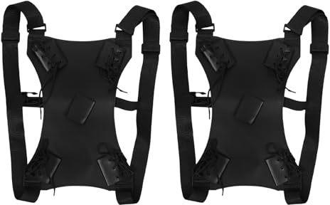 Mipcase Bolsa Multifunción para Espadas 2 Piezas de Cuero Correa Ajustable para Hombro y Espalda, Funda Portátil para Esgrima, Cosplay, Eventos Medievales y Almacenamiento Seguro
