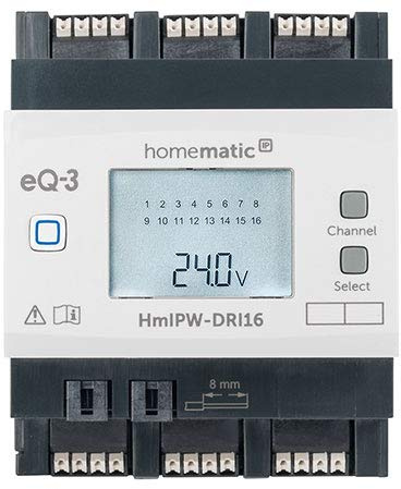Homematic IP Wired 16-fach-Eingangsmodul HmIPW-DRI16