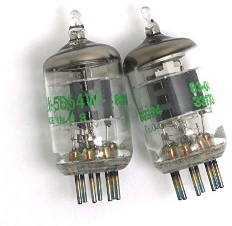 DollaTek 2Pcs à vide 5654W à 7 broches - Mise à niveau pour 6AK5 / 6J1 / 6J1P / EF95