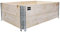 Schroth Home Hochbeet 120x80x40cm groß - rechteckig - Palettenrahmen aus Holz - Hochbeet für Garten - faltbar - steckbar & stapelbar - Aussenbereich (1x Hochbeetrahmen 120x80x40)