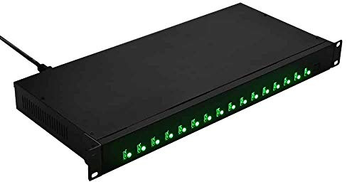 Bravour Hub USB 16 ports 1U monté en rack pour charge et synchronisation