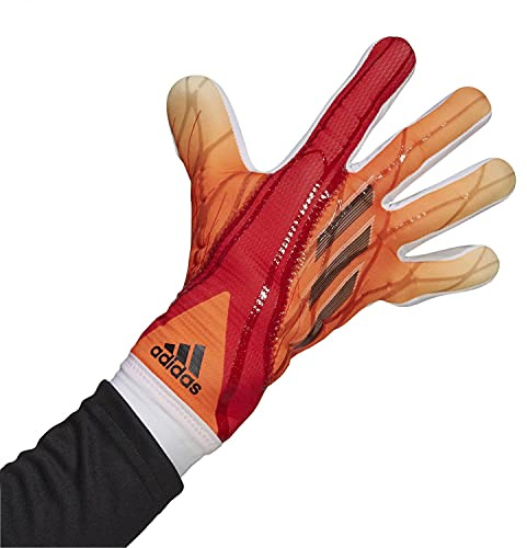 adidas Performance X LGE Meteorite Torwarthandschuh rotweissschwarz, 7,5 Unisex