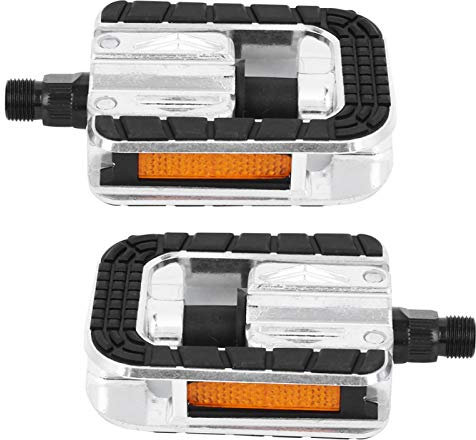 Kuuleyn Fahrradpedal, Mountainbike 180 Grad bidirektionales Klapppedal Outdoor Aluminiumlegierung Anti Rutsch Rennrad Pedal Gürtel Modifiziertes Zubehör