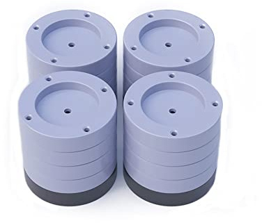 4 Stück Schwingungsdämpfer Waschmaschine Anti Rutsch Gummi Fußpolster Anti-Walk Waschmaschinenunterlage Vibration Dämpfer Pads für Trockner Möbel Kühlschrank chairs (4.5cm)
