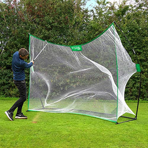 FORB Profi Pop-Up Golf Netz - jetzt können Sie Ihr Golf Training zuhause Machen mit diesem Golfnetz Übungsnetz - in 2 Größen erhältlich (3m x 2,1m)