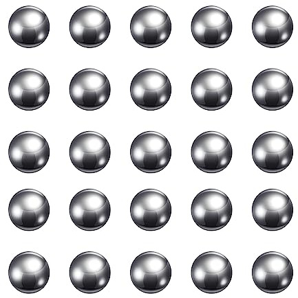 QUARKZMAN 80Stk Präzision Kugeln 8mm Durchmesser 316L Edelstahl für Lager