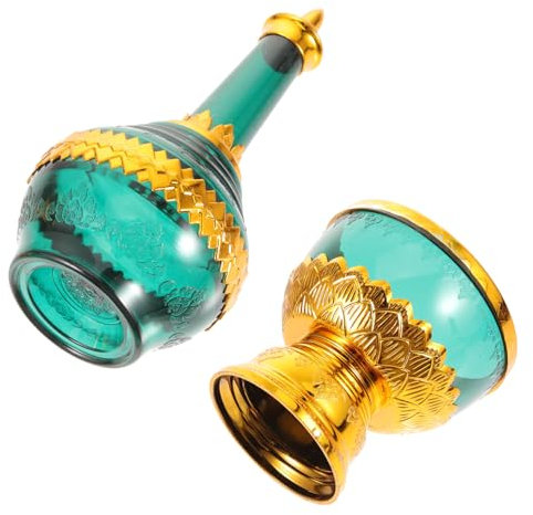 Cabilock Tasse Bouddhisme Décorative avec Bouteille à Eau Bénite Coupe Offrande pour Rituel Bouddhiste Gobelet Offrande Maison