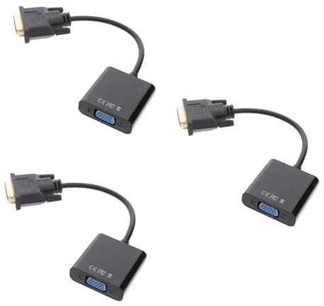 BESTonZON 3pezzi Adattatore Convertitore Video Per Pc e Monitor Risoluzioni Driver