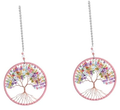 Alipis 2pcs Tree of Life Pendant Life Tree Hanging Pendant Home Decor Garden Ornament Decor