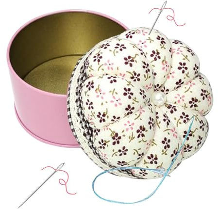 Pin Cushion | Sewing Needle Holder,Pumpkin Shaped Pin Cushion with Storage Box Sewing Pincushions for Needlework