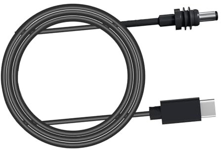 Walfront Cavo Sostitutivo Satellitare Rettangolare per Mini Antenna Parabolica Rettangolare 6, 5 piedi di Lunghezza Cavo di Alimentazione USB C a CC per di Prolunga