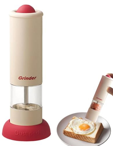 Electric Pepper Grinder, Automatic Sal & Pepper Mill, Recargable Seasoning Grinder With Adjustable Coarseness, Handed Kitchen Gadget For Home & Cooking 6,89 x 2,36 pulgadas