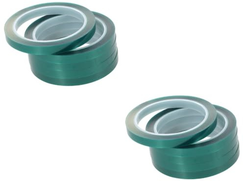 PRETYZOOM 2 series Película Protectora Resistente A Altas Temperaturas Cinta De Enmascaramiento Térmico Cinta De Doble Cara Cinta Aislante De Alta Resistencia Cinta Adhesiva De 5 rollos*2