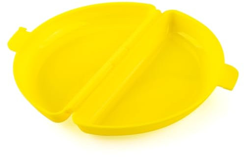 Tolaily Vassoio da Cucina Multifunzionale per Uova al Microonde, Padella per frittata, Stampo da Cottura per Pranzo, Gadget e Utensili da Cucina per