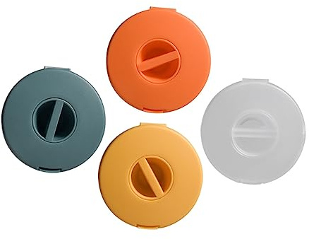 iplusmile Set 4 Pezzi Avvolgicavo e Scatola Di Gestione Dei Cavi Trasparente, Compatto e Portatile, Organizer Per Scrivania Per Casa, Ufficio e Viaggio