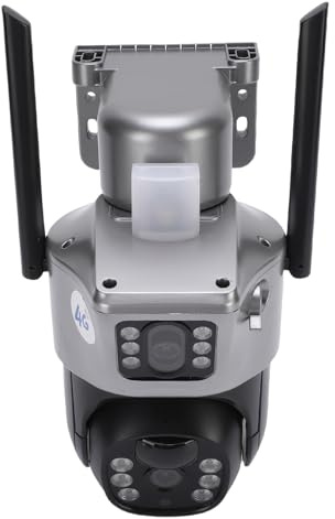 Plyisty High Resolution Wireless 4G Security Camera, 4MP Clear Lens Motion Activated Surveillance with Solar Power, PTZ IP Camera for Remote Monitoring
