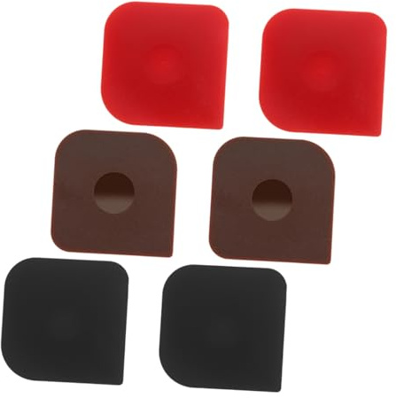 MAGICLULU 6pièces Lot de Grattoirs Multi-usages Plastique Ergonomique Rasoir De Pâte Et Ustensile De Nettoyage pour Poêles Fonte pour Enlever Graisses Et Résidus Brûlés Cuisine Et Pâtisserie