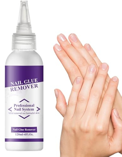 Smalti Gel Rimuovi Soluzione Rimuovi Colla per Unghie 120ml | Pulizia Delicata per Casa Ufficio Viaggio Festa Salone Ragazze
