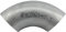 SECOTEC Codo de acero inoxidable 1.4301 soldado, 90 grados, diámetro 35 mm, grosor 2 mm