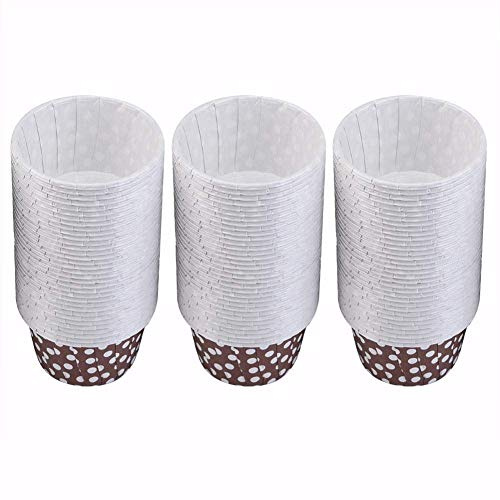 Lot de 100 mini doublures en papier pour cupcakes, moules à gâteaux ronds résistants à la chaleur de qualité alimentaire, moules à muffins (04)