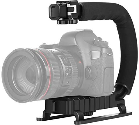 Hensych Support stabilisateur portable en forme de U / C pour tous les appareils photo reflex et appareils photo DV à domicile