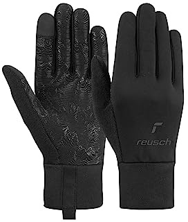 Reusch Langlaufhandschuhe Herren & Damen | Touchscreen-kompatibel |mit Grip | extra atmungsaktiv & winddicht, reflektierende Elemente, Fleecehandschuhe für Sport & Outdoor, Größe 7-11, Liam Touch-TEC