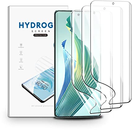 nvskvd Protector de Pantalla para Honor Magic 5 Lite, 3 Piezas TPU Suave Película Protectora HD Transparente Flexible Suave Películas de Hidrogel (NO vidrio templado)