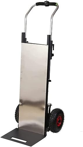 Stair Climbing Trolley,Electric Hand Truck 200 Kg Capacity Stair Climber Hand Truck, 17AH Lithium Battery Electric Stair Climber Hand Truck, 650W Motor Heavy Duty Flat Bed Transpor