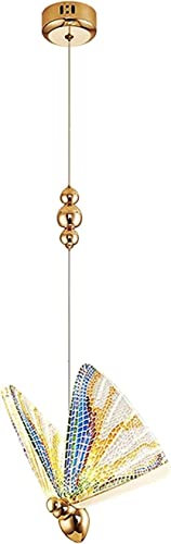 Moderne Hänge Pendelleuchten Nordic Creative Schmetterling LED Kronleuchter Acryl Lampenschirm Schmetterling Pendelleuchte Decke Hängeleuchte for Wohnzimmer Schlafzimmer Esszimmer Café Bar Treppenhaus