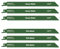 6 Piezas Hojas Sierra Sable Metal 225mm, 3 piezas 18TPI puede Cortar Metal Delgado, 3 piezas 14TPI puede Heavy Metal, Fácil y Duradero