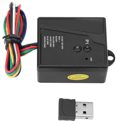 Junterone Ricevitore di Apertura del Garage In Plastica Universale 2.4G Bluetooth 12-24V con per Cancelli e Ricevitore per Auto.