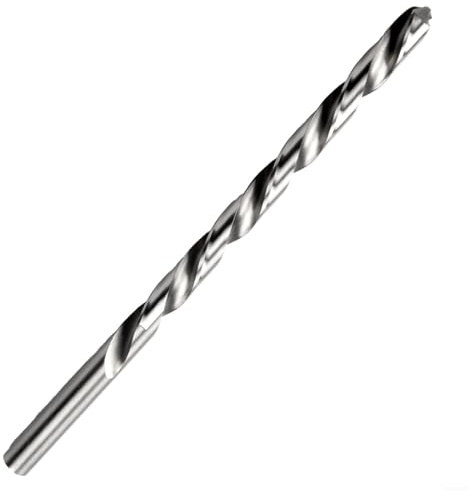 Zeroupshop Extra Long Drill Bits, High Speed Steel HSS Drill Bits, For Wood Metal Drilling, High Speed Steel Construction(10 * 200mm)