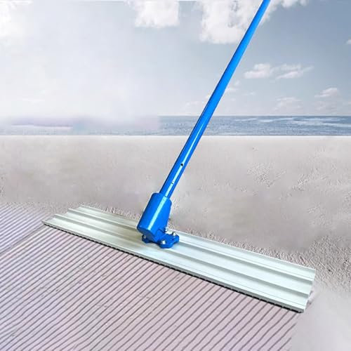 Flotador de hormigón Kit De Herramientas Para Hormigón Bull Float - Herramienta De Llana De Hormigón Con Kit Bull Concrete Ajustable Para Acabado De Hormigón Profesional(Plate Length 0.8m/2.6ft)