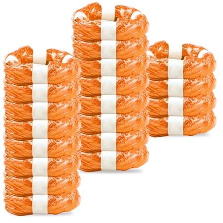 20 Pack Nappy Pail Refills Compatible Bag Compatible with most Nappy bin Cassettes for all model of trash bins (Orange)
