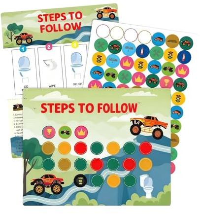 Belohnungstafel für Töpfchentraining, interaktive Motivationslernhilfe, Töpfchen-Aufkleber-Tabelle, für Kinder, Klassenzimmer, Reisen, Bett, Zuhause, drinnen