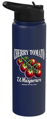 Cherry Tomato Homesteader – Heirloom Gardener & Vine Expert Stainless Steel Insulated Water Bottle