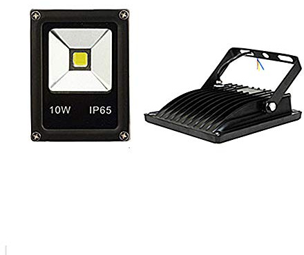 Projecteur d'extérieur à LED Projecteur AC 220V 240V Lampe d'éclairage professionnelle IP65 étanche Rouge, 10W (Rouge, 10W)