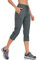 BAYGE Damen Wanderhose Sommer Leicht 3/4 Trekkinghose Outdoorhose Atmungsaktiv Schnell Trocknend Wasserdicht Winddicht Funktionshose mit reißverschlusstaschen, Grau, S