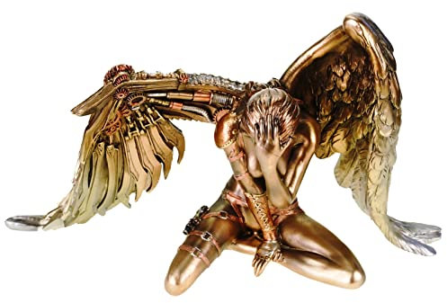 Steampunk Fallen Angel gefallener Engel 37 cm Figur Steam Punk Akt Retro