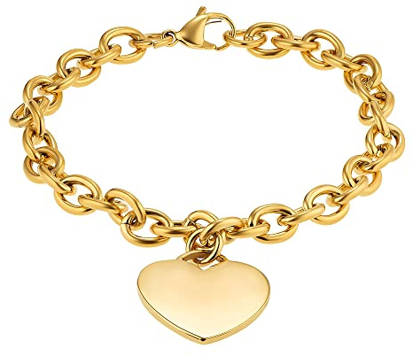 Heideman Armband Damen Initial mit Gravur Edelstahl | Schöne Geschenkidee für Frauen, Freundin oder Mama, hautfreundlich, anlauffrei und pflegeleicht im Alltag