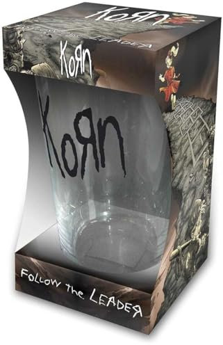 Korn Follow The Leader Unisex Vaso Cerveza transparente vidrio