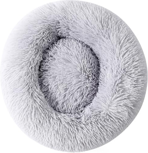 Zhoothyomiru Cat Bed Small Donut Dog Bed Dog Sofa Cat Cave Pet Bed Cave Doughnut Warm Pet Cushion Within 3KG