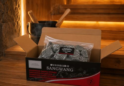 Piedras de origen Finlandes para Sauna (5, kG) tamaño 60-100 mm
