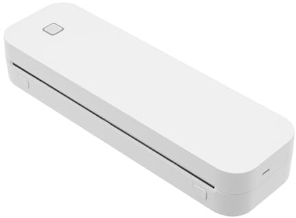 HOARLICN Thermodrucker, Mini Drucker 26.5 X 8 X 4.8cm 2600mah/7.4v 0.6kg mit Druckpapier Mac-Adapter USB-Kabel 2 X Lithium-Batterie für Haushalte, Büros, Supermärkte