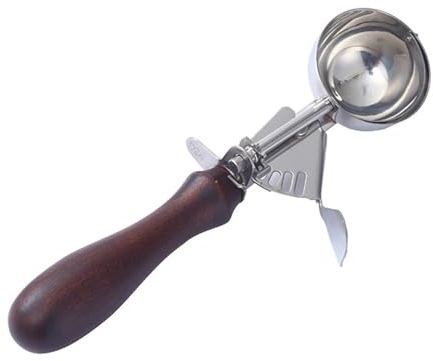 Cuchara de galletas para helado, varios tamaños, grande, mediano y pequeño, de acero inoxidable 304, cuchara profesional para magdalenas para hornear