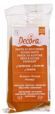 Decora 0310172 Pasta De Azúcar De Naranja 100 G