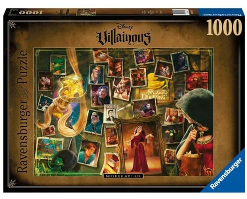 Ravensburger Puzzle 2D 1000 elementów: Villainous. Matka Gertruda, Stary Design