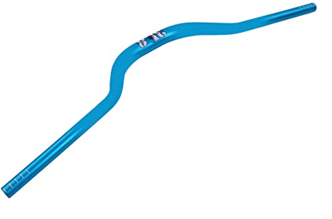 SPYMINNPOO Fahrradlenker Lenker, 31,8 Mm Fahrrad Lenker, Extra Langer Fahrrad Riser Lenker aus Aluminiumlegierung, Mountainbike Riser Bar Passend für die Meisten Fahrräder, Rennräder, BMX(Blau)