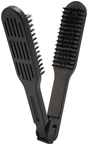Peigne à Lisser les Cheveux, Empêche les Poils en Nylon Statiques Brosse à Cheveux Double Face Peigne à Coiffer Plat pour Cheveux épais et Noueux Cheveux Noueux Lissage des