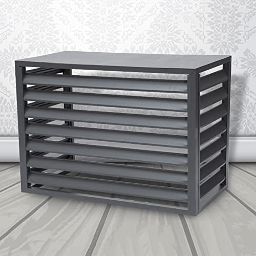 Außenzaun Klimaanlagen abdeckung aus robustem Verkleidung aus Aluminium Schutzgitter Gartenzaun Mülleimer Einhausung Poolausstattung Dekorativer Sichtschutz Hinterhof verstecktes Klimaanlagengestell (